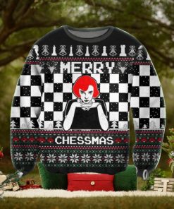 Beth Harmon The Queen’s Gambit Merry Chessmas Sweater