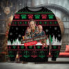 Jason Voorhees Slashing Ugly Sweater