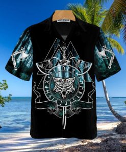 Better To Be A Wolf Of Odin Than A Lamb Of God Hawaiian Shirt Cool Fenrir Wolf Viking Shirt
