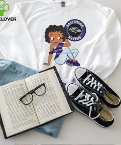 Betty Boop Baltimore Ravens Logo 2024 shirt 2 Betty Boop Baltimore Ravens Logo 2024 shirt