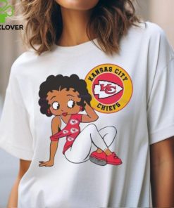 Betty Boop Kansas City Chiefs Logo 2024 shirt 1 Betty Boop Kansas City Chiefs Logo 2024 shirt