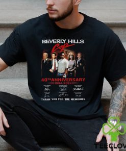 Beverly Hills Cop 40th Anniversary 1984 2024 Thank You For The Memories T Shirt