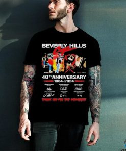Beverly Hills Cop 40th Anniversary 1984 2024 signatures Thank You For The Memories T Shirt