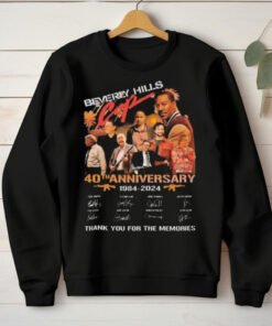 Beverly Hills Cop 40th Anniversary Thank You For The Memories 1984 2024 Signatures hoodie, sweater, longsleeve, shirt v-neck, t-shirt