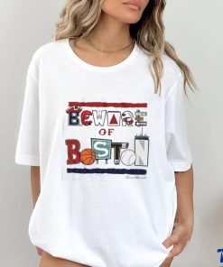 Beware of Boston Icons T Shirt