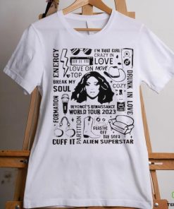 Beyonce Renaissance Tour 2023 T Shirt Two Sides Shirt Merch Sweathoodie, sweater, longsleeve, shirt v-neck, t-shirt