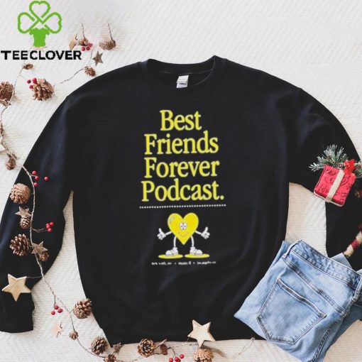 Bffs heart best friends forever podcast hoodie, sweater, longsleeve, shirt v-neck, t-shirt