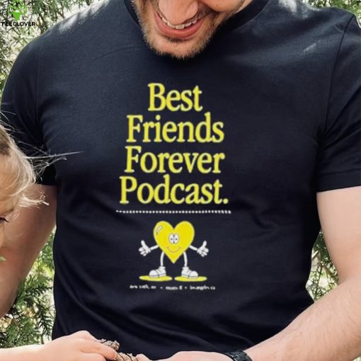 Bffs heart best friends forever podcast hoodie, sweater, longsleeve, shirt v-neck, t-shirt