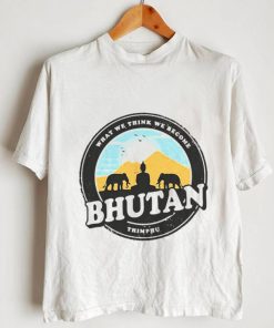 Bhutan Thimphu Vintage Elephant Buddha Figurine Shirt