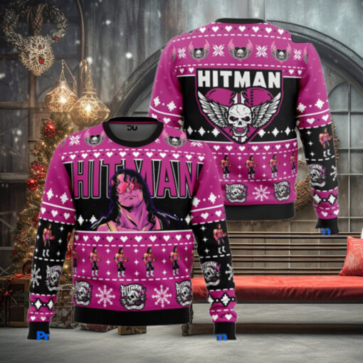 The Hitman Bret Hart Wrestler Ugly Christmas Sweater