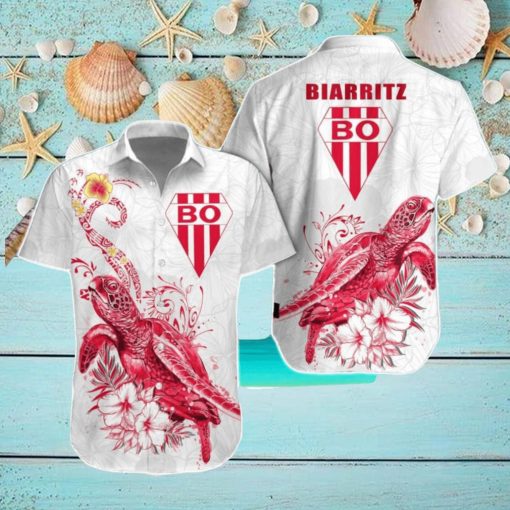 Biarritz Olympique Hawaiian Shirt And Short New Design For Fans
