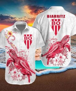 Biarritz Olympique Hawaiian Shirt And Short New Design For Fans