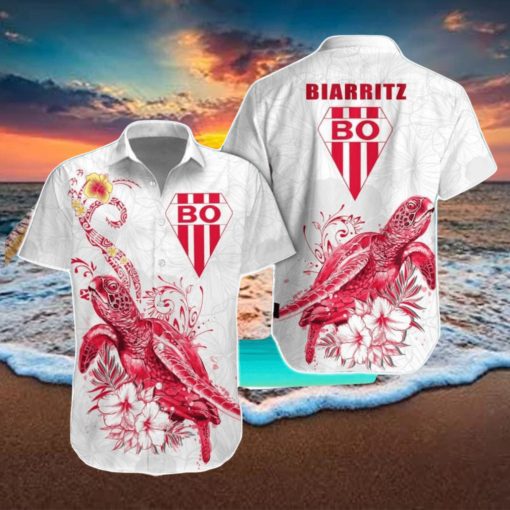 Biarritz Olympique Hawaiian Shirt And Short New Design For Fans