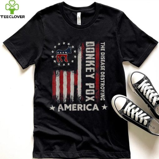 Biden Donkey Pox The Disease Destroying America Old T Shirt