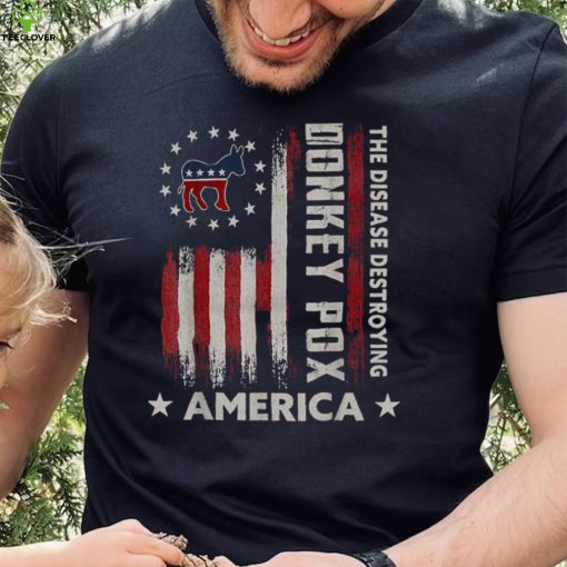 Biden Donkey Pox The Disease Destroying America Old T Shirt