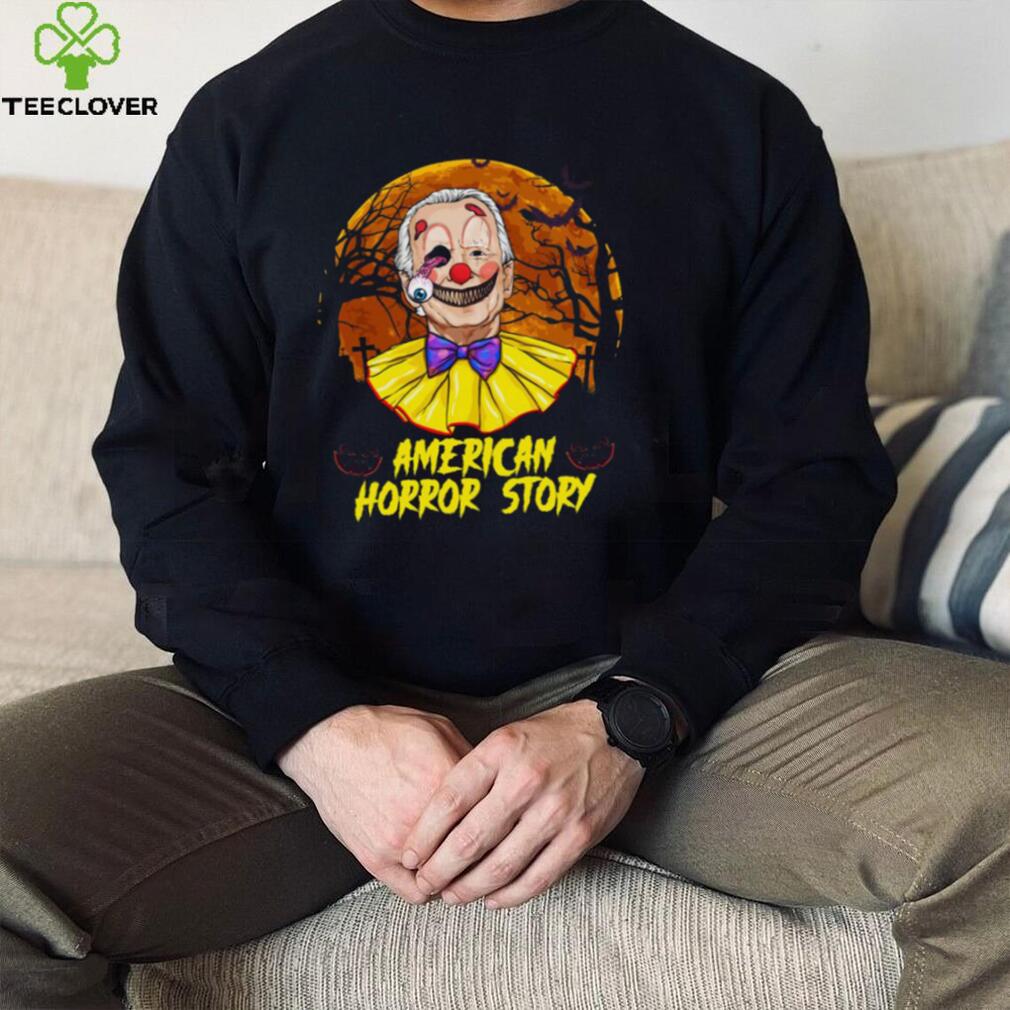 Biden Halloween T Shirt Joe Biden Horror American Clown Story Halloween
