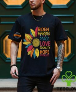 Biden Harris Peace Love Equality Hope Diversity Unisex T Shirt