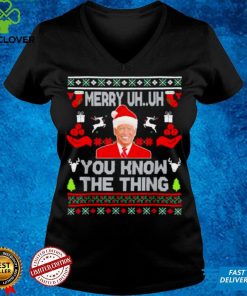 Biden Merry Uh Uh You Know The Thing Christmas Pajamas T Shirt