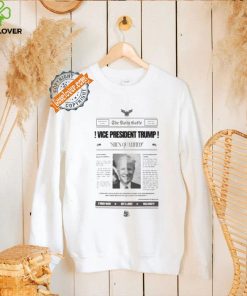 Biden Trump Vice President 2024 Newspaper Shirt