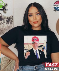 Biden Wearing Trump Maga Hat T Shirt