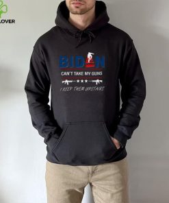 Biden can’t take my guns I keep them upstairs 4th 0f July shirt