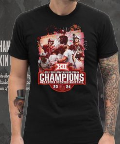 Big 12 Conference Regular Season Champions Okalahoma Sooners Baseball 2024 T Shirt