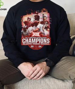 Big 12 Conference Regular Season Champions Okalahoma Sooners Baseball 2024 T Shirt