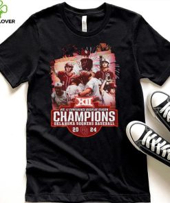 Big 12 Conference Regular Season Champions Okalahoma Sooners Baseball 2024 T Shirt