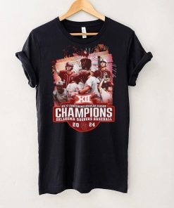 Big 12 Conference Regular Season Champions Okalahoma Sooners Baseball 2024 T Shirt