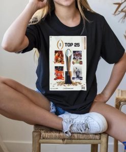 Big 12 Conference Top 25 College Football Playoff 2023 Home shirt