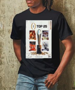 Big 12 Conference Top 25 College Football Playoff 2023 Home shirt