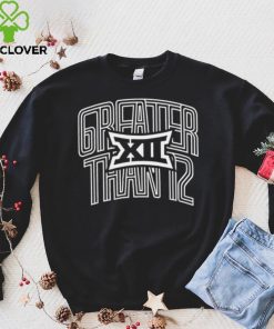 Big 12 greater than 12 logo shirt