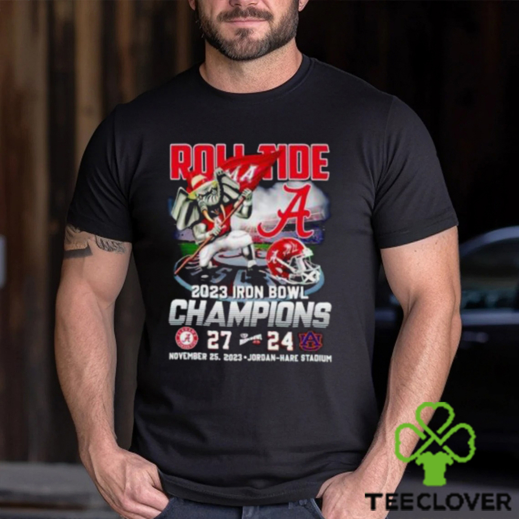 Big AI Roll Tide 2023 Iron Bowl Champions Alabama Crimson Tide 27 24 Auburn T Shirt Big AI Roll Tide 2023 Iron Bowl Champions Alabama Crimson Tide 27 24 Auburn T Shirt