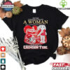 Just A Woman Who Loves Football And Arkansas Razorbacks Helmet Shirt