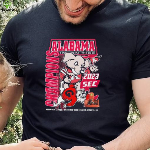 Big Al Mascot Alabama Crimson Tide 2023 SEC Champions Shirt