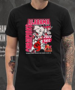 Big Al Mascot Alabama Crimson Tide 2023 SEC Champions Shirt