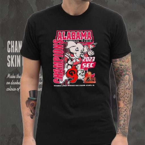 Big Al Mascot Alabama Crimson Tide 2023 SEC Champions Shirt