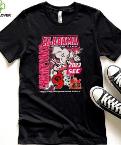 Big Al Mascot Alabama Crimson Tide 2023 SEC Champions Shirt