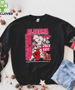 Big Al Mascot Alabama Crimson Tide 2023 SEC Champions Shirt