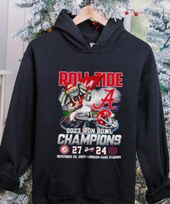 Big Al roll tide 2023 Iron Bowl Champions Alabama 27 24 Auburn shirt