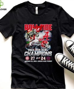 Big Al roll tide 2023 Iron Bowl Champions Alabama 27 24 Auburn shirt