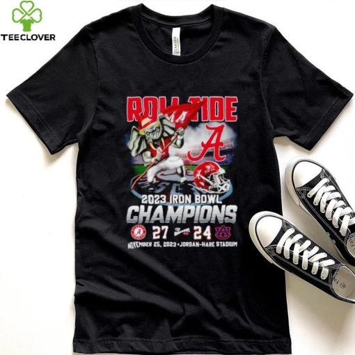 Big Al roll tide 2023 Iron Bowl Champions Alabama 27 24 Auburn shirt