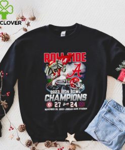 Big Al roll tide 2023 Iron Bowl Champions Alabama 27 24 Auburn shirt