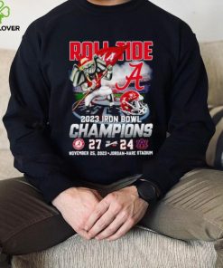 Big Al roll tide 2023 Iron Bowl Champions Alabama 27 24 Auburn shirt