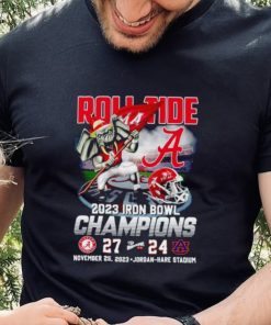 Big Al roll tide 2023 Iron Bowl Champions Alabama 27 24 Auburn shirt