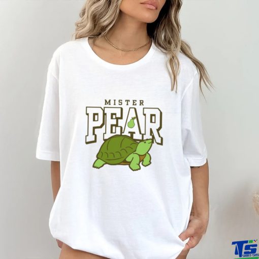 Big Cat Mister Pear Varsity Tee shirt
