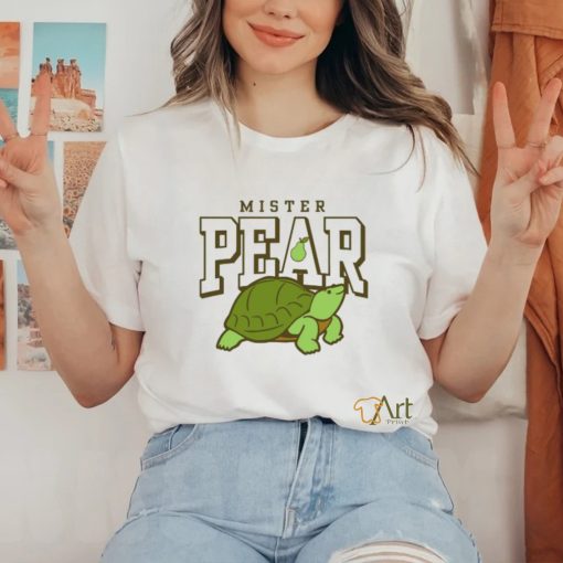 Big Cat Mister Pear Varsity Tee shirt