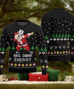 Big Dink Energy Santa Pickleball Christmas Sweater