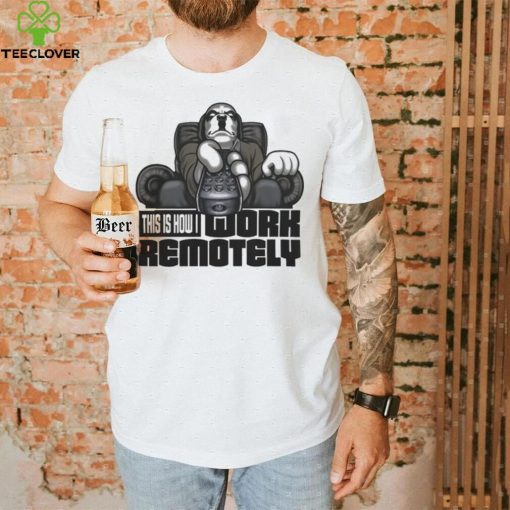 Big Dogs Shop Work Remotely T Shirt