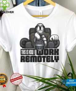 Big Dogs Shop Work Remotely T Shirt